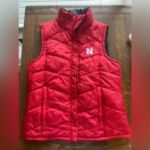Nebraska Corn Huskers Columbia puffer vest